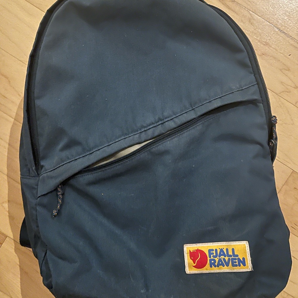 Fjallraven Navy Blue Kids Backpack